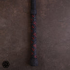 B-Stock 5ft 32 plait bullwhip midnight/red integrierter dyneemafall, kleiner Flechtfehler