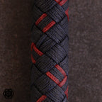 B-Stock 5ft 32 plait bullwhip midnight/red integrierter dyneemafall, kleiner Flechtfehler