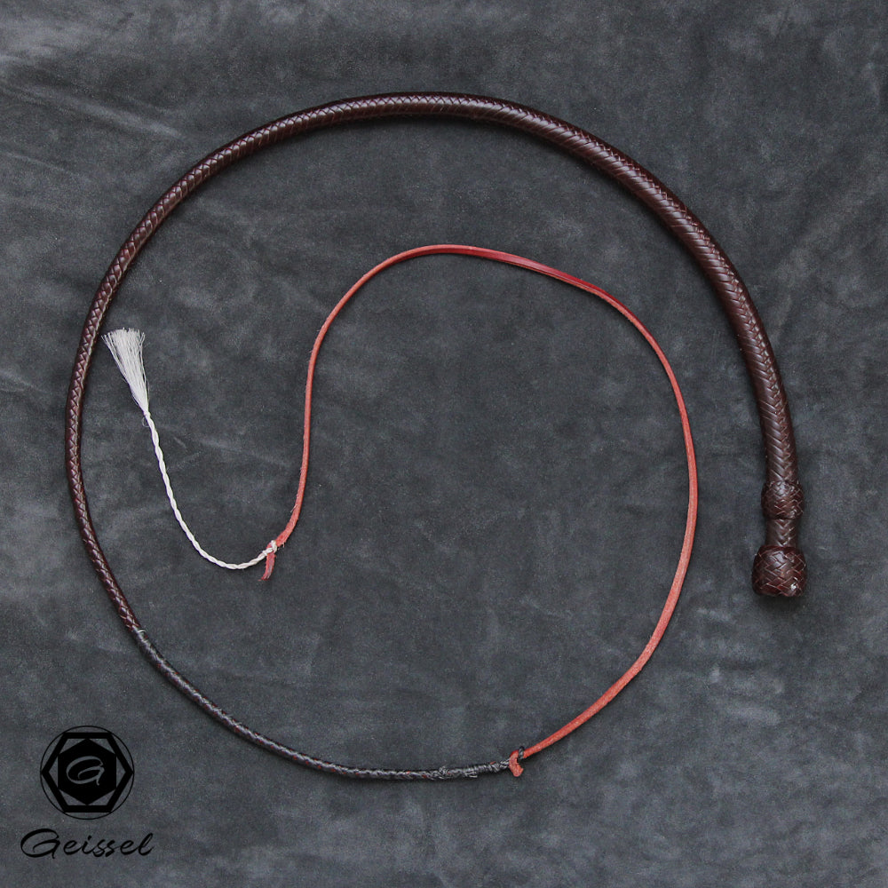 3.6ft Snakewhip Kangaroo Leather Whiskey
