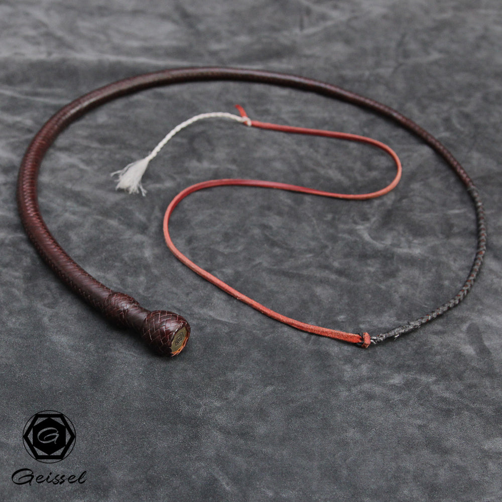 3,6ft Snakewhip Känguruleder Whisky