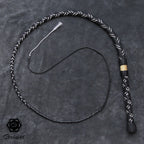 4ft 32 Plait Geissel Serie black/white/brass