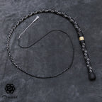 4ft 32 Plait Geissel Serie black/white/brass