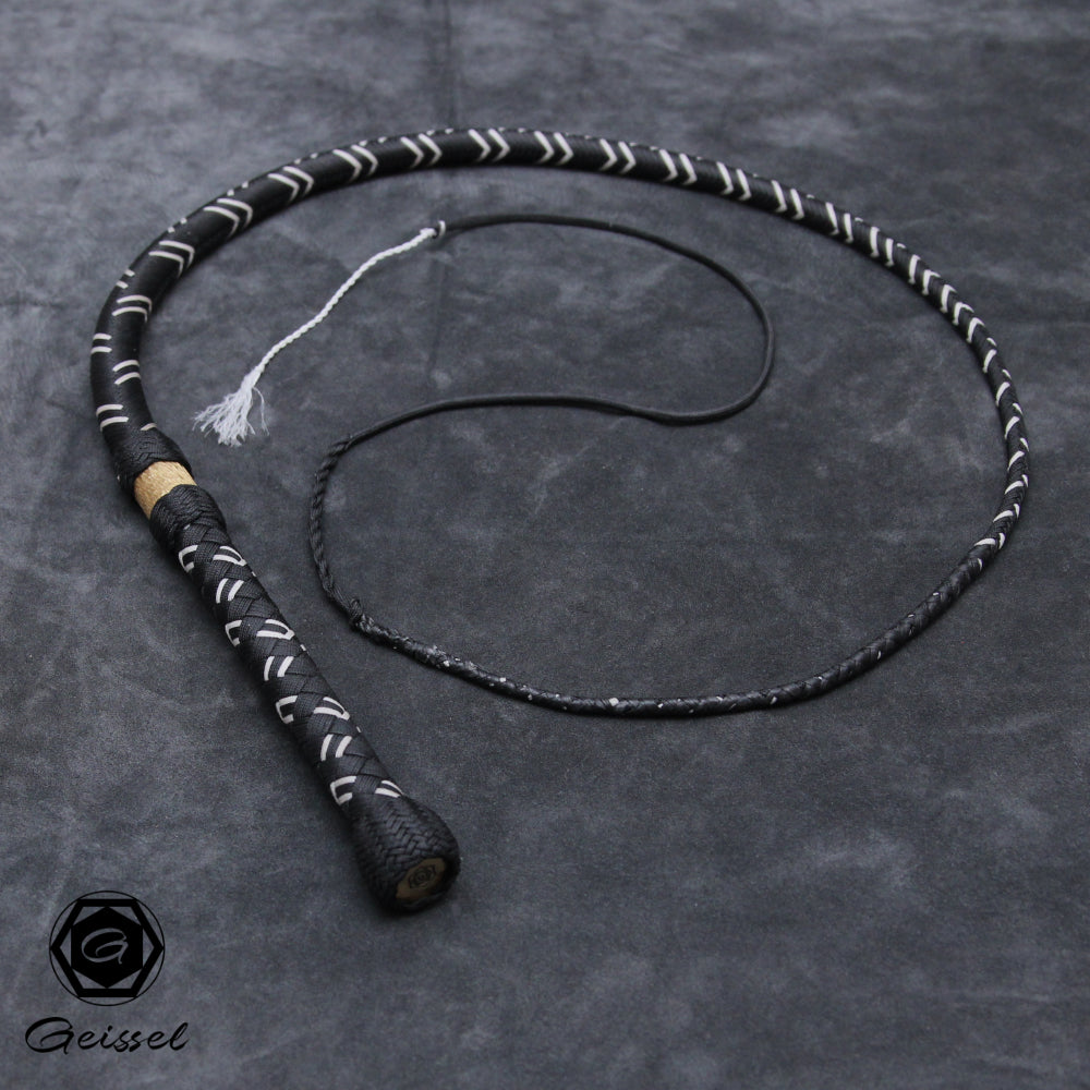 4ft 32 Plait Geissel Serie black/white/brass