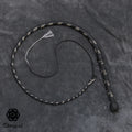 4ft Modern Bullwhip schwarz/diamond snake