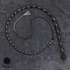 4ft Modern Bullwhip schwarz/diamond snake