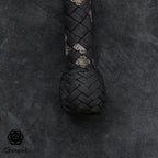 4ft Modern Bullwhip schwarz/diamond snake