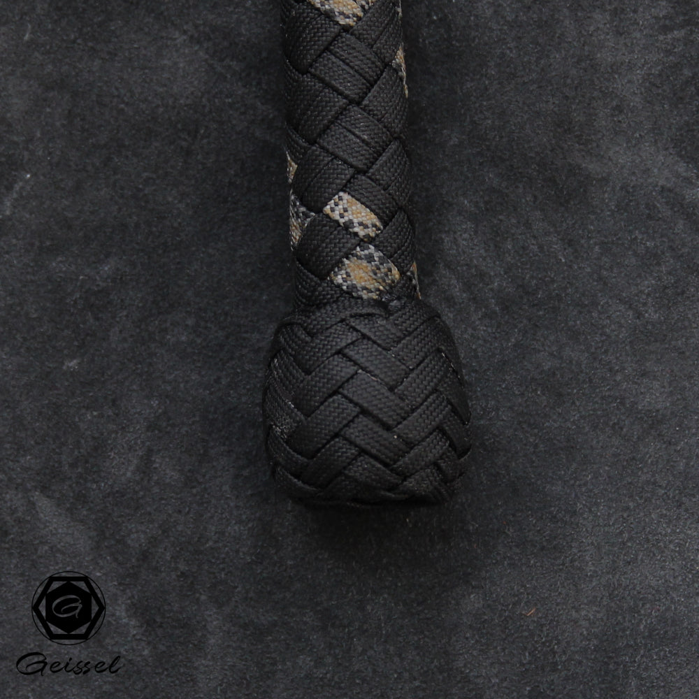 4ft Modern Bullwhip schwarz/diamond snake