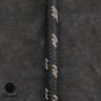 4ft Modern Bullwhip schwarz/diamond snake
