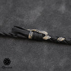4ft Modern Bullwhip schwarz/diamond snake