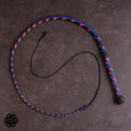 4ft Modern Bullwhip blue/anthracite/neon orange