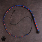 4ft Modern Bullwhip blue/anthracite/neon orange