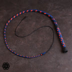4ft Modern Bullwhip blue/anthracite/neon orange