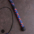 4ft Modern Bullwhip blue/anthracite/neon orange