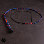 4ft Modern Bullwhip blue/anthracite/neon orange