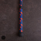 4ft Modern Bullwhip blue/anthracite/neon orange
