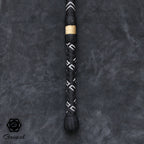 4ft 32 Plait Geissel Serie black/white/brass