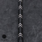 4ft 32 Plait Geissel Serie black/white/brass