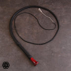 5.2ft 32 plait special bullwhip black/birch burl
