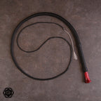 5.2ft 32 plait special bullwhip black/birch burl