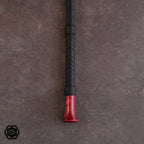 5.2ft 32 plait special bullwhip black/birch burl