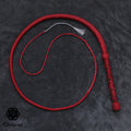 5ft 32 Plait Bullwhip red-blackline handle