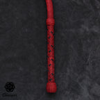 5ft 32 Plait Bullwhip red-blackline handle