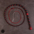 5ft Modern Bullwhip black/red