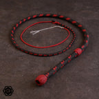 5ft Modern Bullwhip black/red