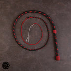 5ft Modern Bullwhip black/red