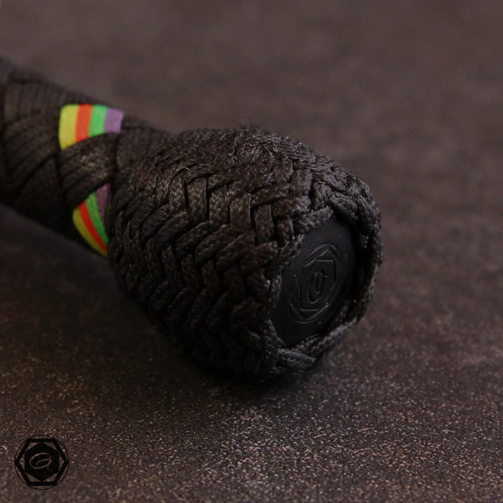 5ft Bullwhip-Geissel Serie 32plait. black/purple/neonorange/neongreen/neonyellow