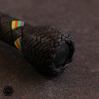 5ft Bullwhip-Geissel Serie 32plait. black/purple/neonorange/neongreen/neonyellow