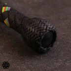 5ft Bullwhip-Geissel Serie 32plait. black/purple/neonorange/neongreen/neonyellow