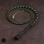 B-Stock 5ft classic bullwhip ältere Serie- Neu Neon green/black