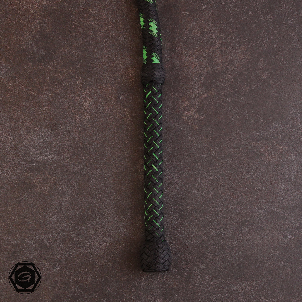 B-Stock 5ft classic bullwhip ältere Serie- Neu Neon green/black