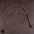 5 1/2ft Nylon Bullwhip Goldbraun/schokobraun