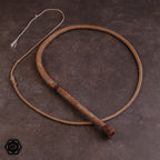 5 1/2ft Nylon Bullwhip Goldbraun/schokobraun