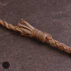 5 1/2ft Nylon Bullwhip Goldbraun/schokobraun