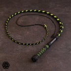 5ft Special Modern Bullwhip Carbon/black/neon yellow