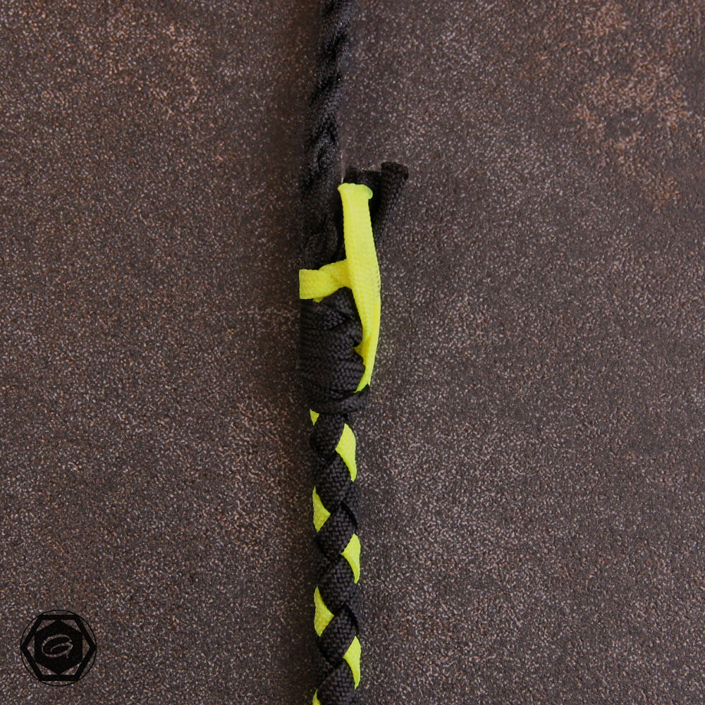5ft Special Modern Bullwhip Carbon/black/neon yellow