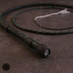 5.7ft HyperFlex 24 plait Prototype forest green/black-Fancy plait