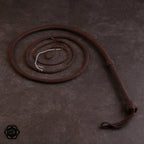 B-Stock 6 1/2ft  Indy/American Style Bullwhip walnussbraun