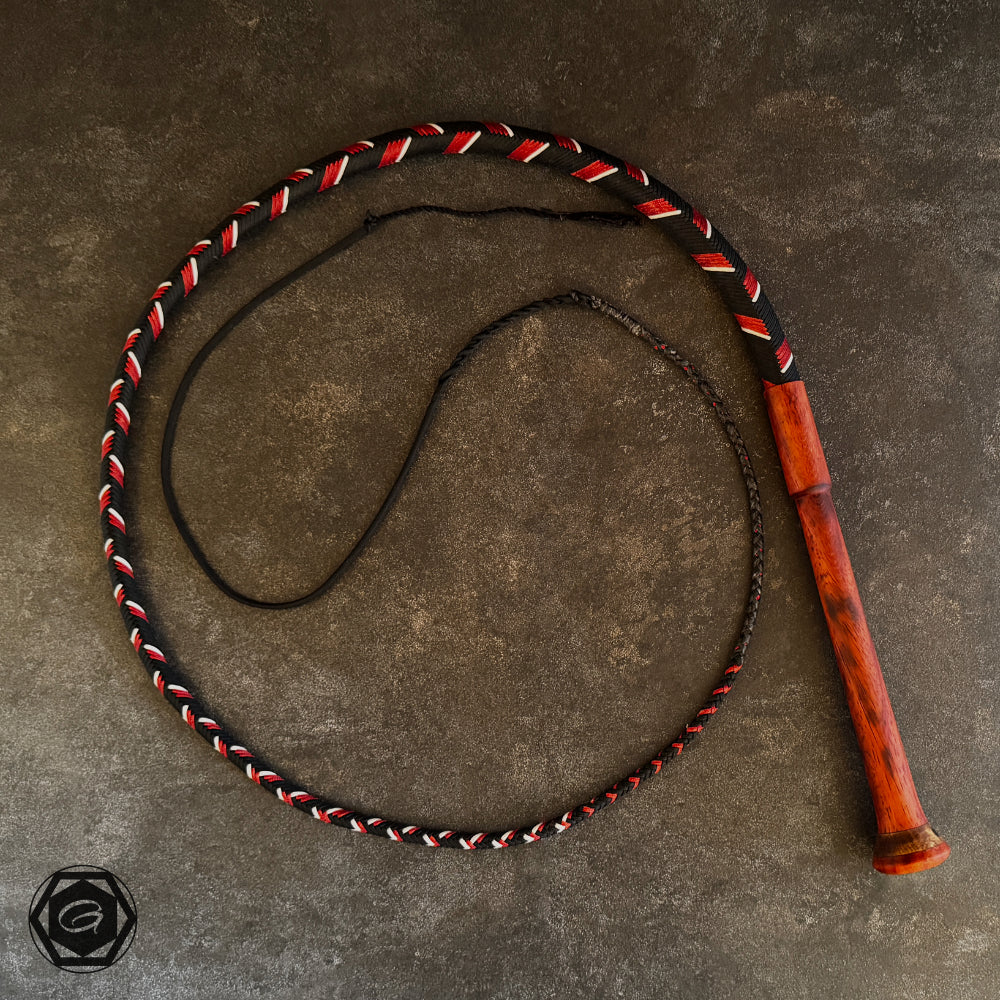 Spezial Woody 5.4ft 32 plait Padouk- Griff mit Inlay