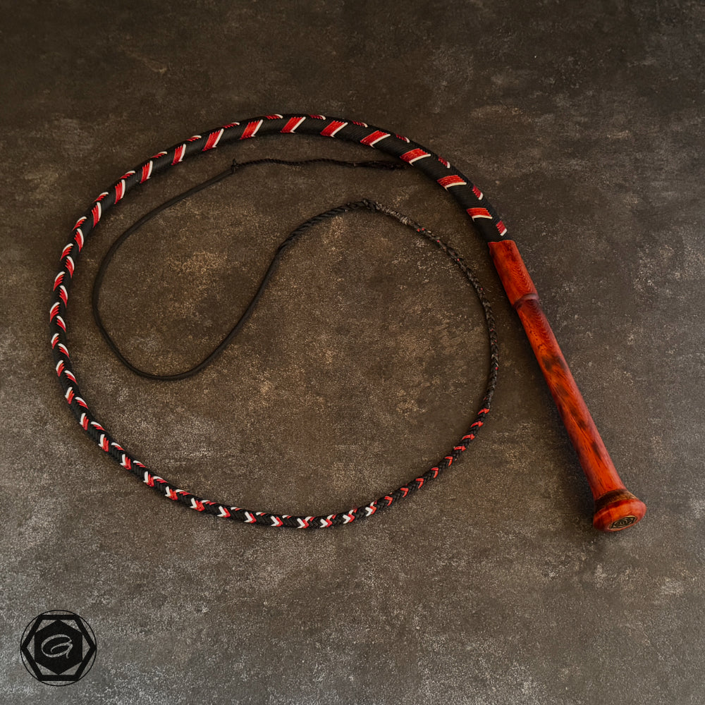 Spezial Woody 5.4ft 32 plait Padouk- Griff mit Inlay