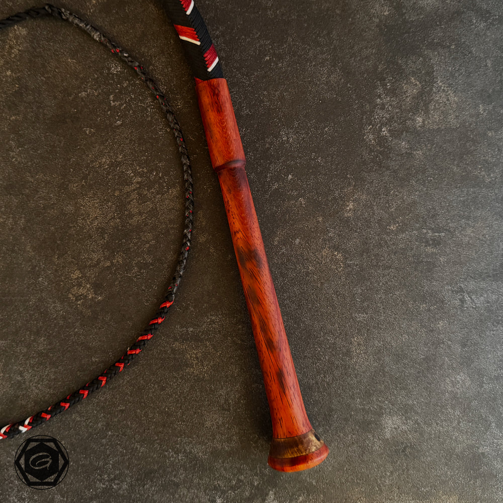 Spezial Woody 5.4ft 32 plait Padouk- Griff mit Inlay