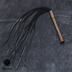 Hybrid Flogger 10x20 Tails schwarz- Ovengkolgriff